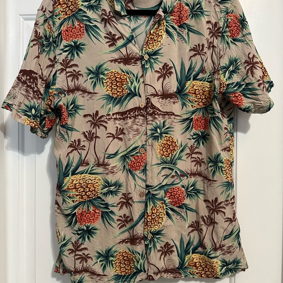 All Saints - short sleeve button down - floral print - Picture 2 of 2